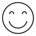 Free Plan De Travail Visage Souriant Avec Des Yeux Souriants Sourire Icône