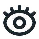 Free Visibility Eye See Icon