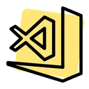 Free Visual Studio Code Technology Logo Social Media Logo Icon