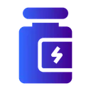 Free Vitamin Bottle Gym Exercise Icon