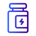 Free Vitamin Bottle Gym Exercise Icon