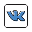 Free Vkontakte Social Media Network Icon