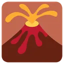 Free Volcano Eruption Mountain Icon