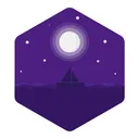 Free Vollmond Mond Nacht Symbol