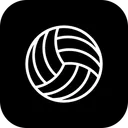 Free Volleyball Plage Ballon Icon