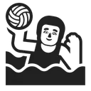 Free Playing Water Polo Icon
