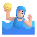 Free Playing Water Polo Icon