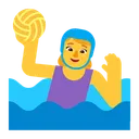 Free Playing Water Polo Icon