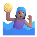 Free Playing Water Polo Icon