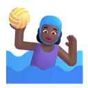 Free Playing Water Polo Icon