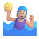 Free Playing Water Polo Icon