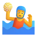 Free Playing Water Polo Icon