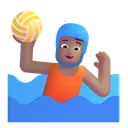 Free Playing Water Polo Icon