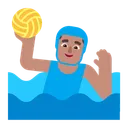 Free Playing Water Polo Icon