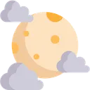 Free Vollmond Mondphase Mondkrater Symbol