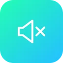 Free Volume Mute Sound Icon