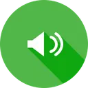 Free Volume Sound Up Icon