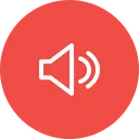 Free Volume Sound Up Icon