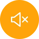 Free Volume Mute Sound Icon