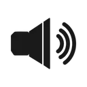 Free Volume Sound Speaker Icon