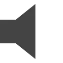 Free Volume Off Icon
