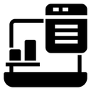 Free Volumenanalyse Balkendiagramm Balkengraph Symbol