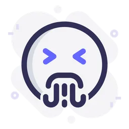 Free Vomiting Emoji Icon