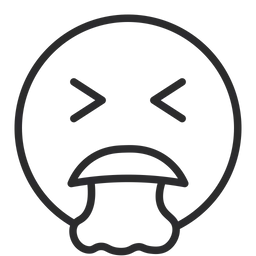 Free Vomito in faccia Emoji Icon