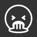 Free Vomitting Emoji Expression Icon