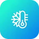 Free Vorhersage Temperatur Messen Symbol