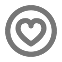 Free Vote Heart Circle Icon