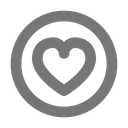 Free Vote Heart Circle Icon