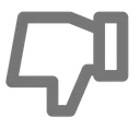 Free Vote Thumbs Down Icon