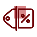 Free Voucher Black Friday Shape Icon
