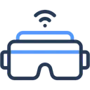 Free Vr Glasses Wireless Connection Electronics Icon