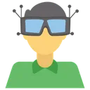 Free Vr Goggles Vr Eyewear Virtual Reality Icon