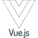 Free Vuejs Line Wordmark Icon