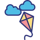 Free Nube Volar Volar Icono