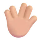 Free Salute Color Medium Light Icon