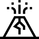 Free Vulkan Saurer Regen Klimaanlage Symbol