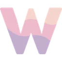 Free W Letter  Icon