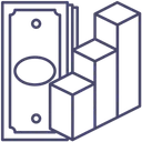 Free Geld Wachstum Bar Symbol