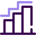 Free Wachstumsniveau Niveau Wachstum Symbol