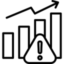 Free Wachstumsrisiko  Symbol