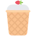 Free Waffle Cone Waffle Cone Icon