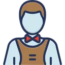 Free Waiter Servant Food Serve Icon