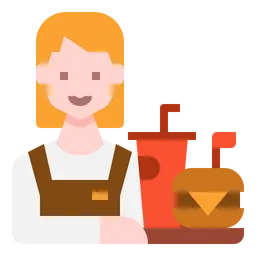 Free Waitress  Icon