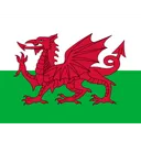 Free Wales Flagge Land Symbol