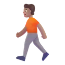 Free Walking Color Medium Icon