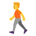 Free Walking Flat Default Icon